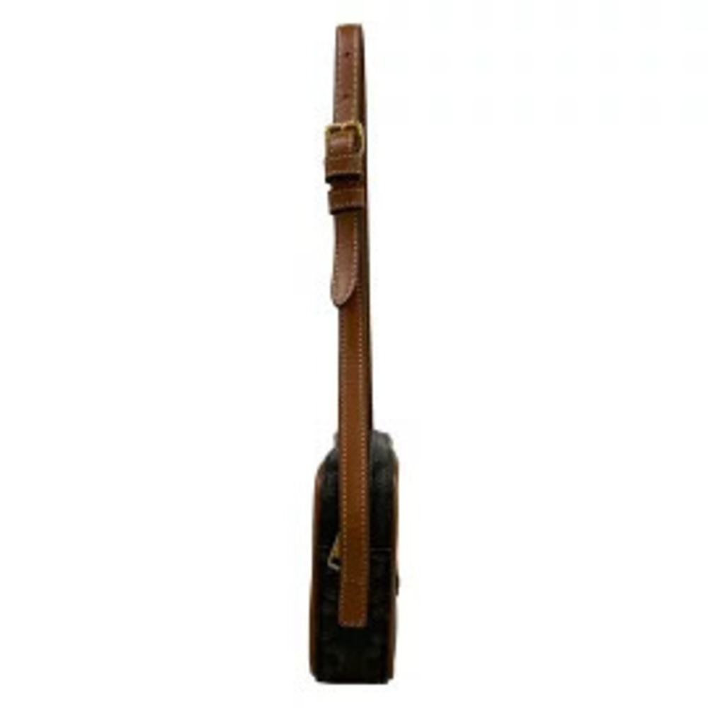 Celine Cuile Triomphe Camera Shoulder Bag Black Brown